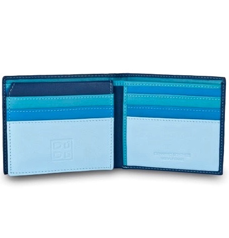 Billetera Hombre Multicolor Azul