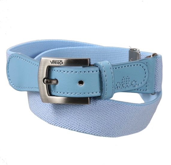 Cinturón Niño Elástico Azul Celeste