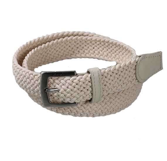 Boy's Cream Elastic Belt
