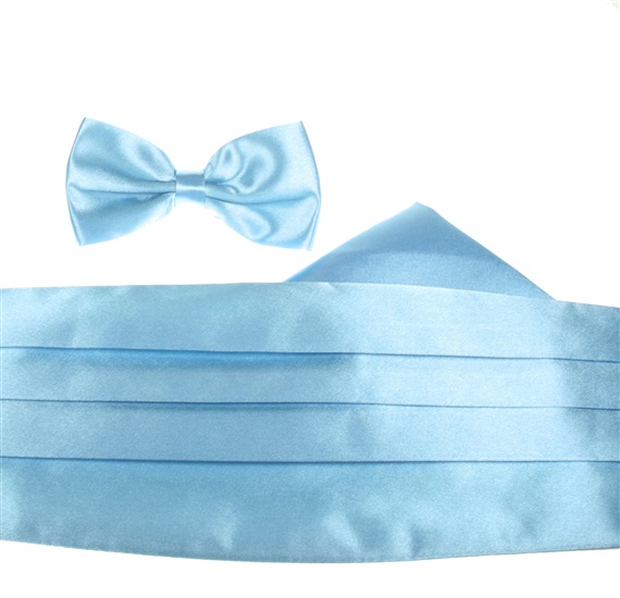 Conjunto Fajín Ceremonia Azul Celeste