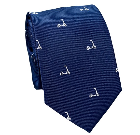 Corbata Azul Patinetes