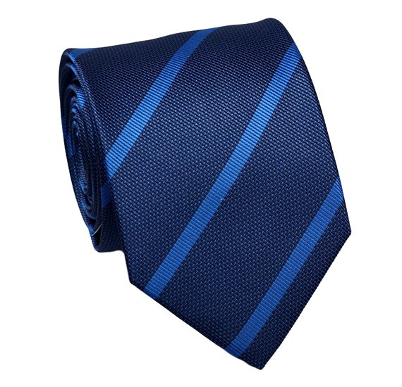 Corbata Azul Rayas Azul Royal