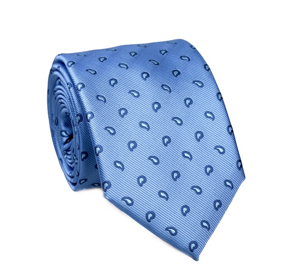 Blue Paisley Tie