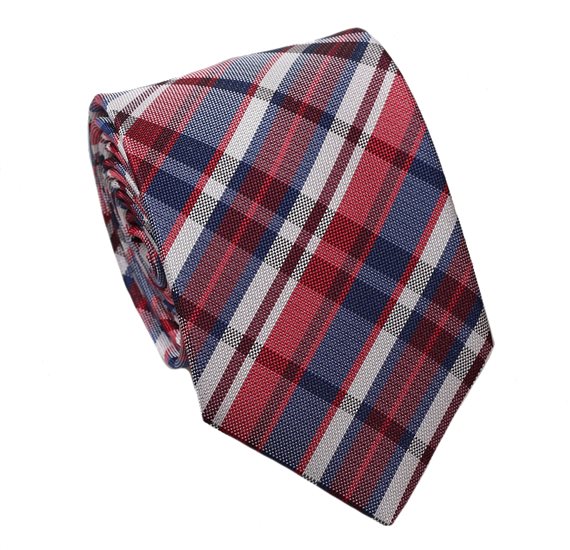Corbata Cadete Tartán Roja