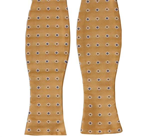 Corbata de Lazo Amarilla con Dibujo