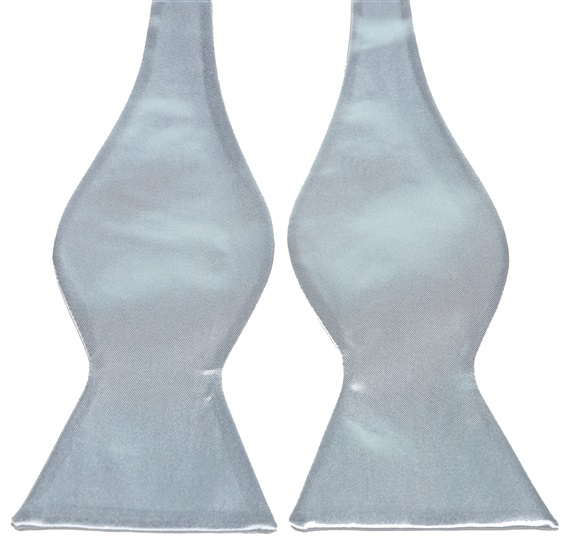 Corbata de Lazo Gris Perla