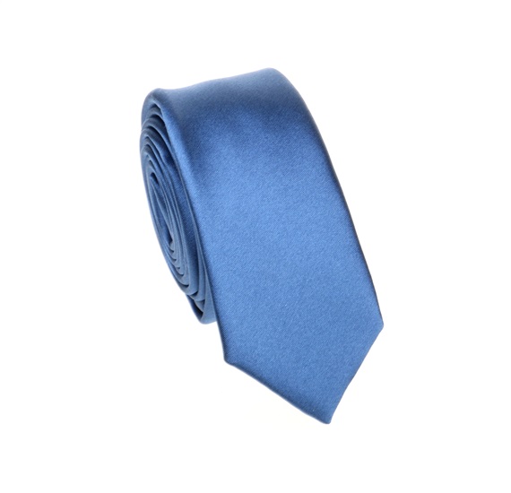 Corbata Estrecha Azul Cobalto