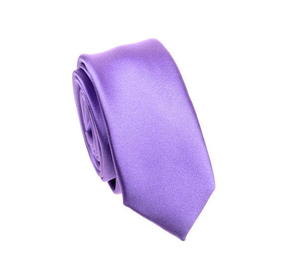 Corbata Estrecha Malva
