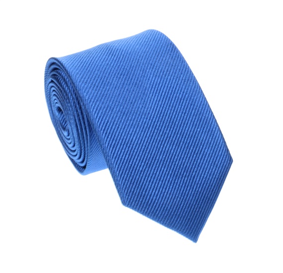 Corbata Jacquard Seda Azulón