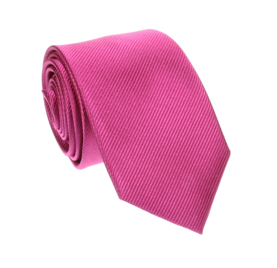 Corbata Jacquard Seda Magenta