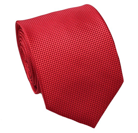 Corbata Jacquard Seda Roja
