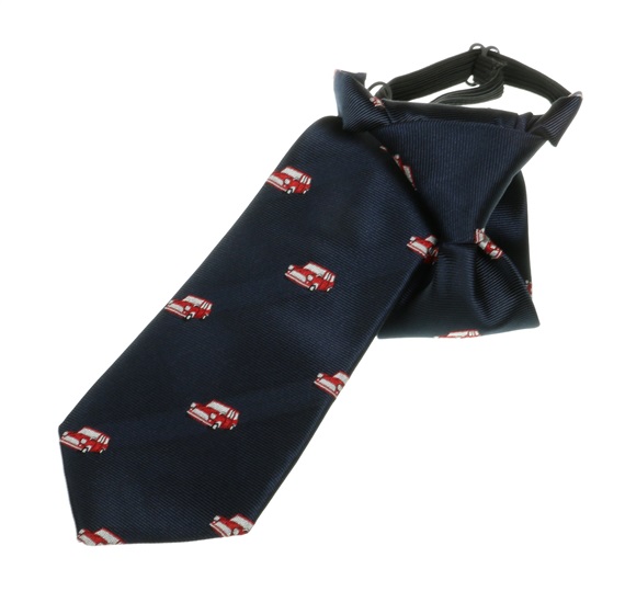 Corbata Niño Azul Marino Coche Mini