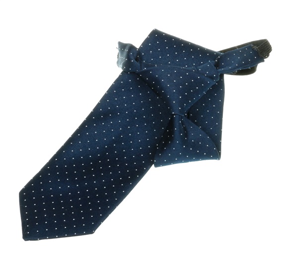Corbata Niño Azul Marino Lunares Blancos