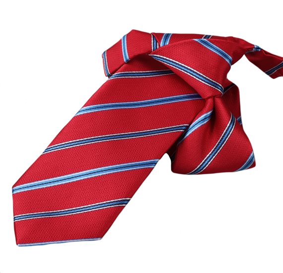 Red Stripes Boy's Tie