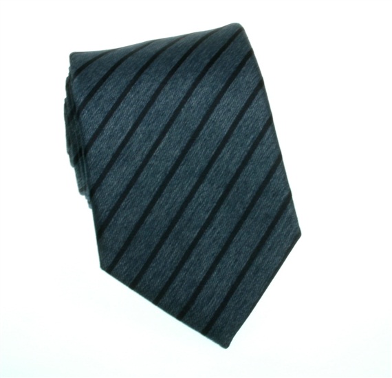 Corbata Rayas Azul Cobalto