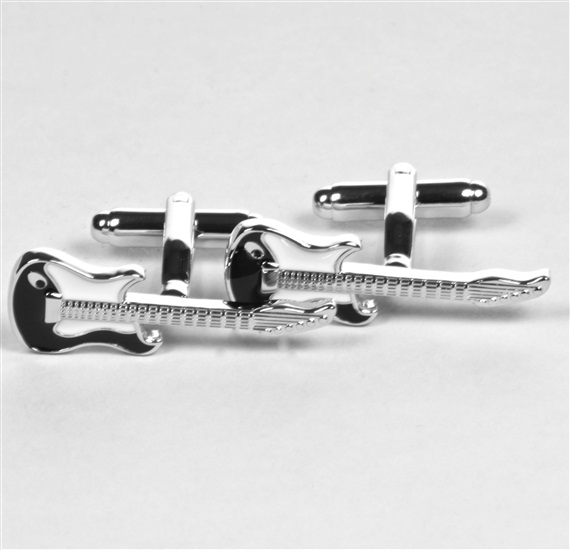Gemelos Guitarra Blanca y Negra