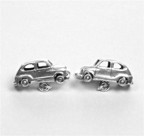 Gemelos Seat 600 Plata
