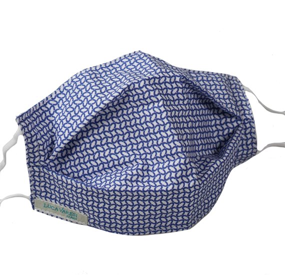 Mascarilla Reutilizable Eslabones Azul