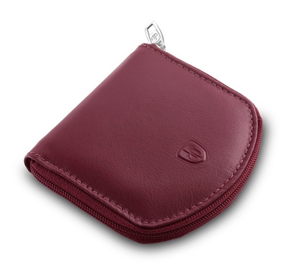 Monedero Bolsillo Hombre Burdeos