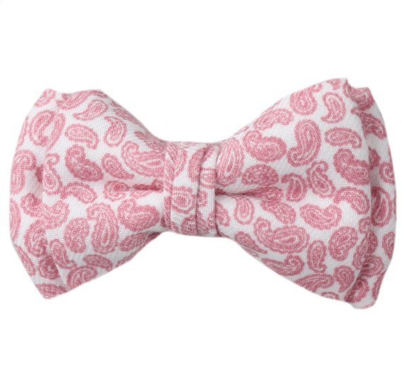Pajarita Bebé Rosa Cachemir
