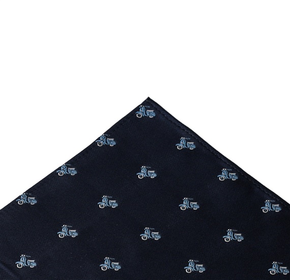 Pañuelo Bolsillo Azul Marino Vespas