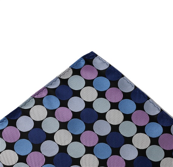 Pañuelo Bolsillo Lunares Azules