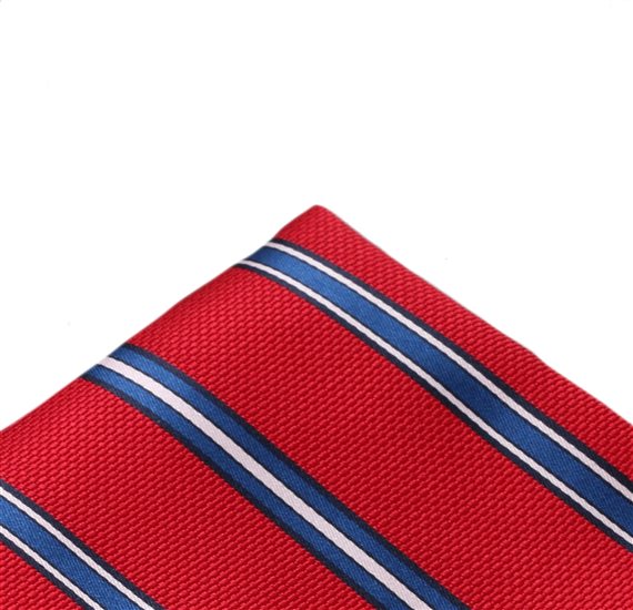 Pañuelo Bolsillo Rojo Rayas