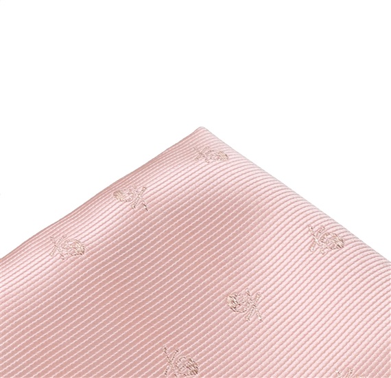 Pañuelo Bolsillo Rosa con Calaveras
