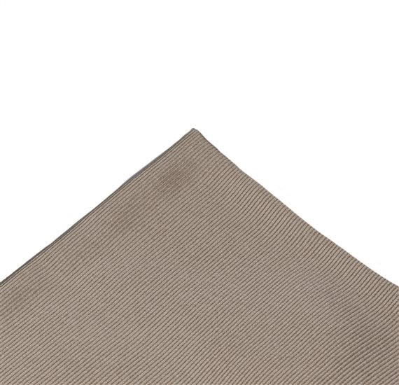 Pañuelo Bolsillo Seda Jacquard Beige Doré