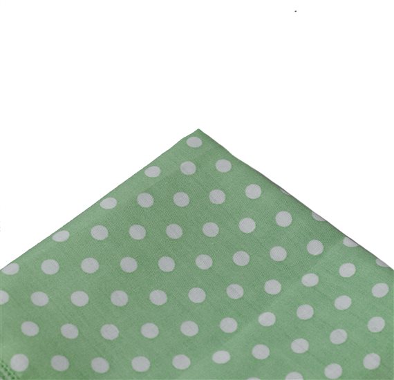 Pañuelo de Bolsillo Verde Manzana Lunares