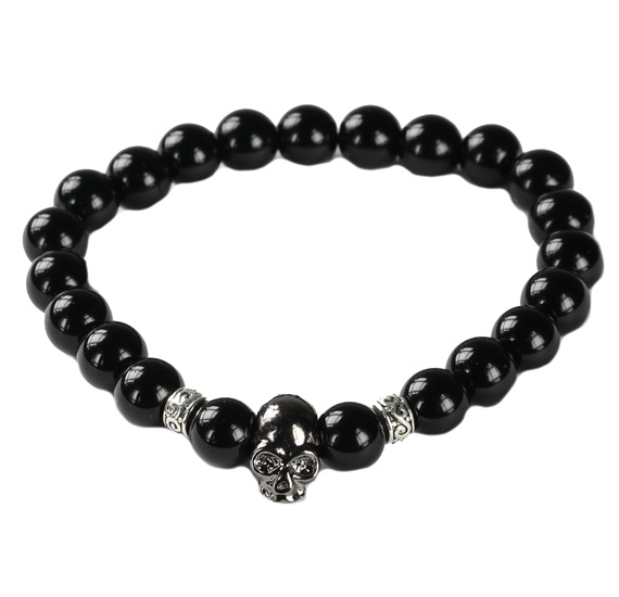 Pulsera Obsidiana Calavera