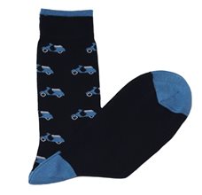 Calcetines Caballero Azul Vespas Celestes