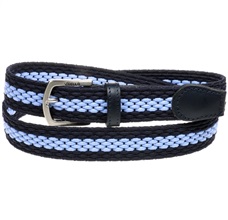 Cinturon Elástico Niño Azul Marino y Azul Celeste