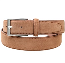Cinturón Piel Serraje Camel
