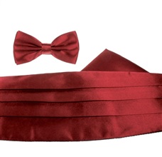 Conjunto Fajín Ceremonia Burdeos Oscuro