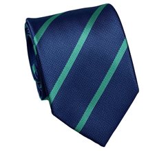 Corbata Azul Rayas Verdes