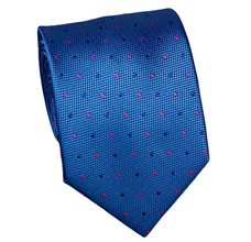 Corbata Azulona con Lunares
