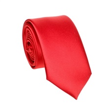 Teenager's Red Tie