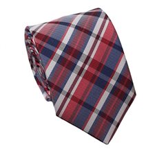 Corbata Cadete Tartán Roja
