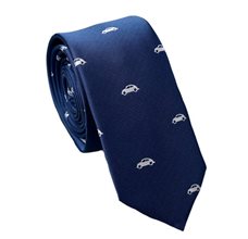 Corbata Estrecha Coches Azul