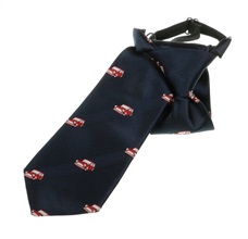 Corbata Niño Azul Marino Coche Mini