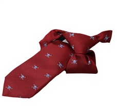 Corbata Niño Granate con Calaveras