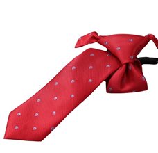 Corbata Niño Roja Calaveras
