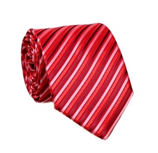 Corbata Rayas Rojas