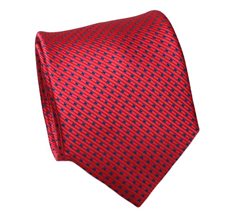 Corbata Roja Diseño Azul