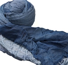 Fular Jean Azul