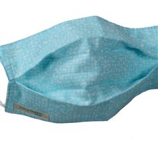 Mascarilla Reutilizable Azul Turquesa
