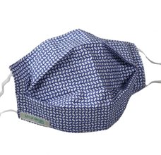Mascarilla Reutilizable Eslabones Azul