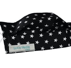 Mascarilla Reutilizable Negra con Estrellas