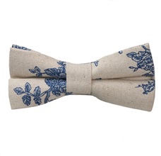 "Toile de Jouy" Bow Tie